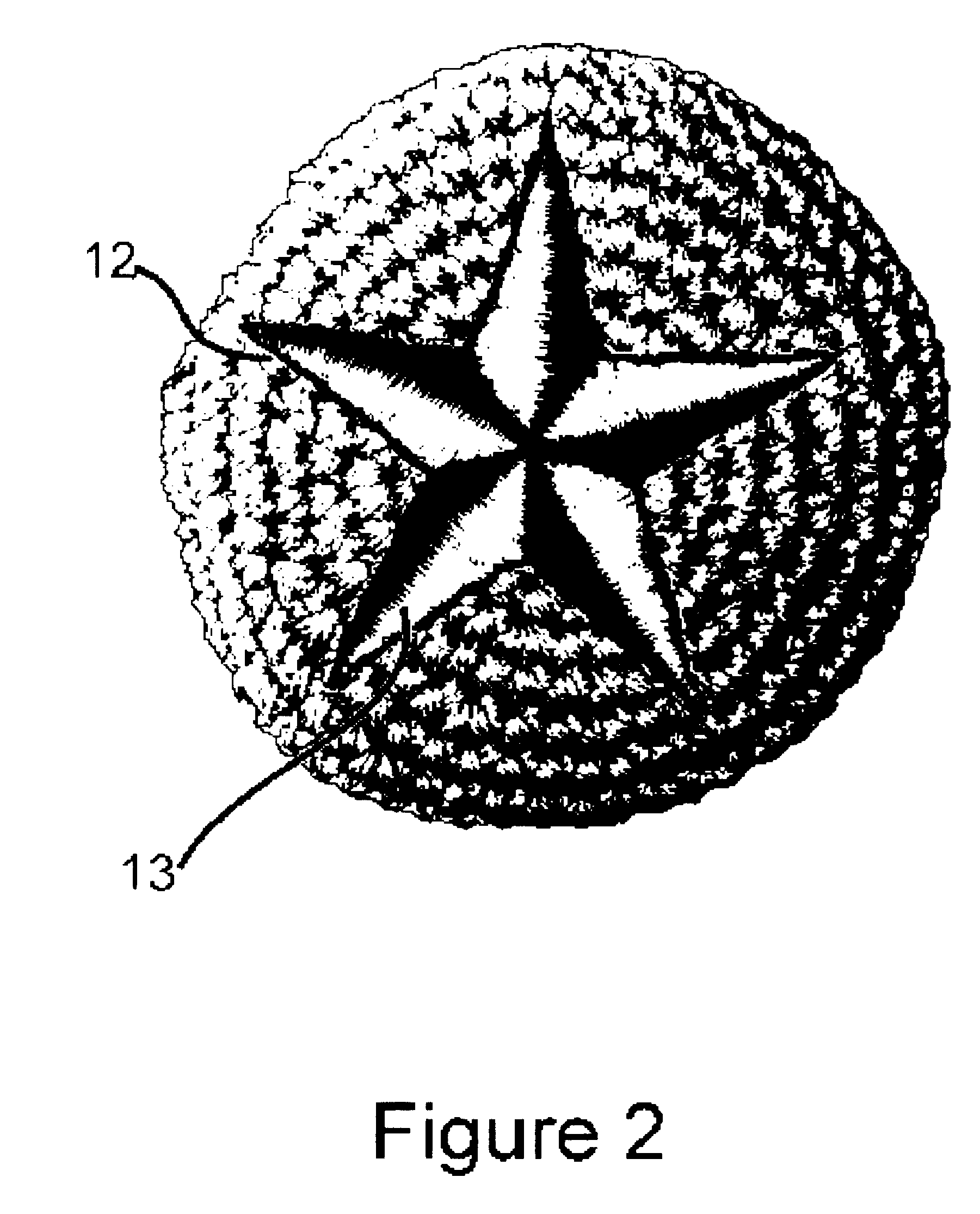Spherical crocheted object having embroidery and the method of manufacture thereof