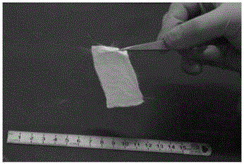 Flexible ultra-hydrophobic up-conversion luminous thin film and preparation method