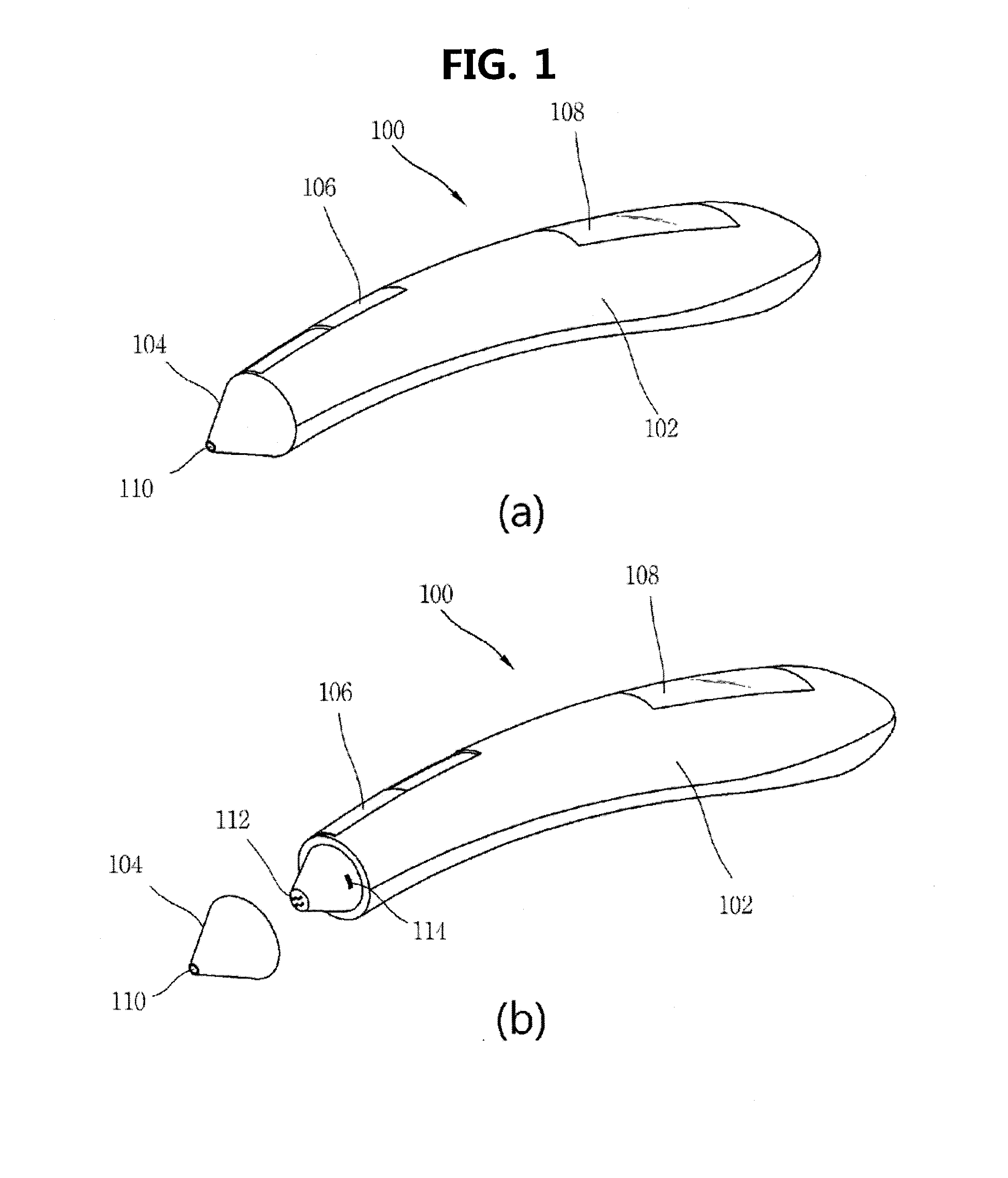 Sensor used together with a detector to measure biomaterial, and apparatus using same