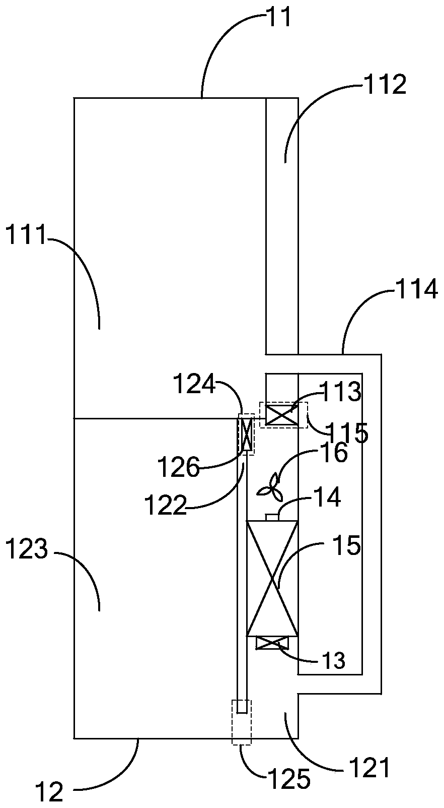 A kind of air-cooled refrigerator and defrosting control method thereof