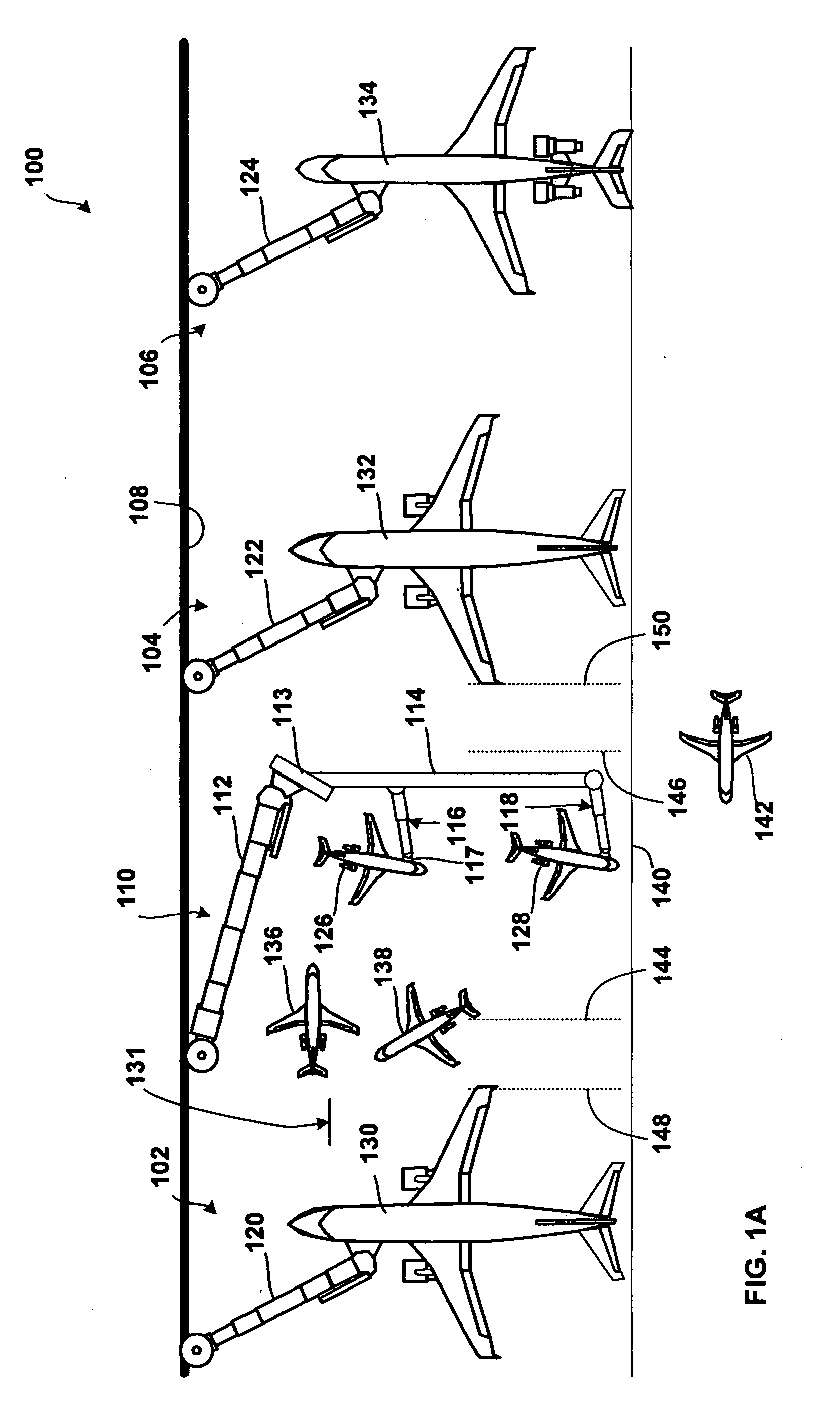 Air-taxi stands, boarding bridges for air taxis, and methods of using same