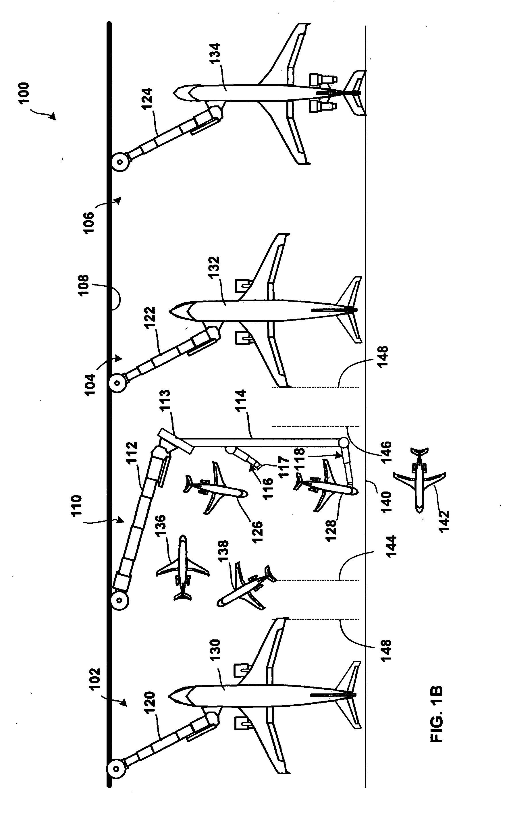 Air-taxi stands, boarding bridges for air taxis, and methods of using same
