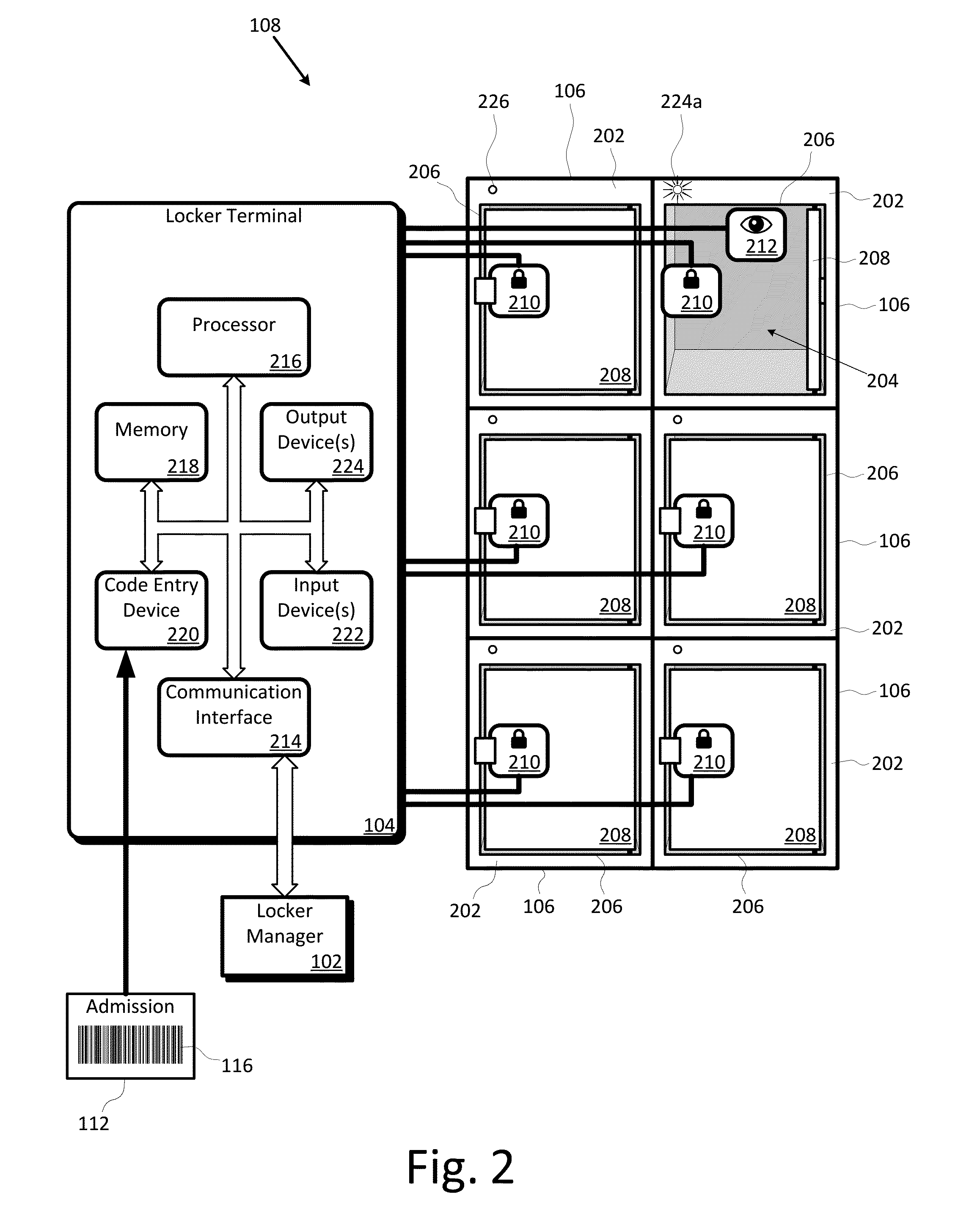 Electronic locker right acquisition via an external system