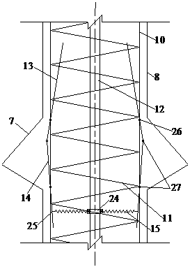 A drilled extruded reinforced support-disk pile and its construction method