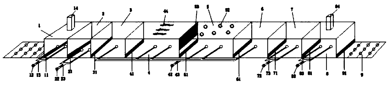 Continuous vacuum production method of laminated glass