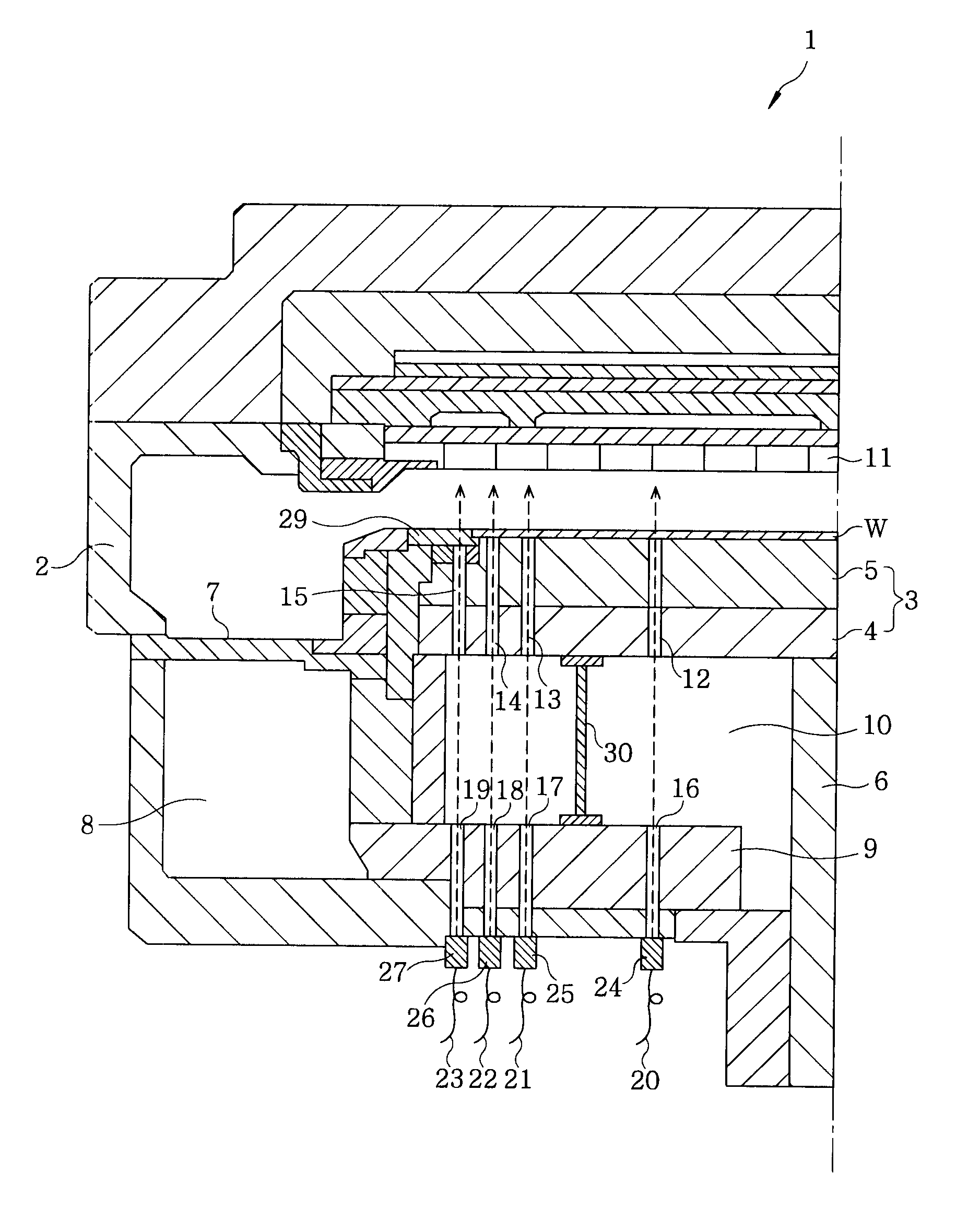 Plasma processing apparatus and temperature measuring method and apparatus used therein