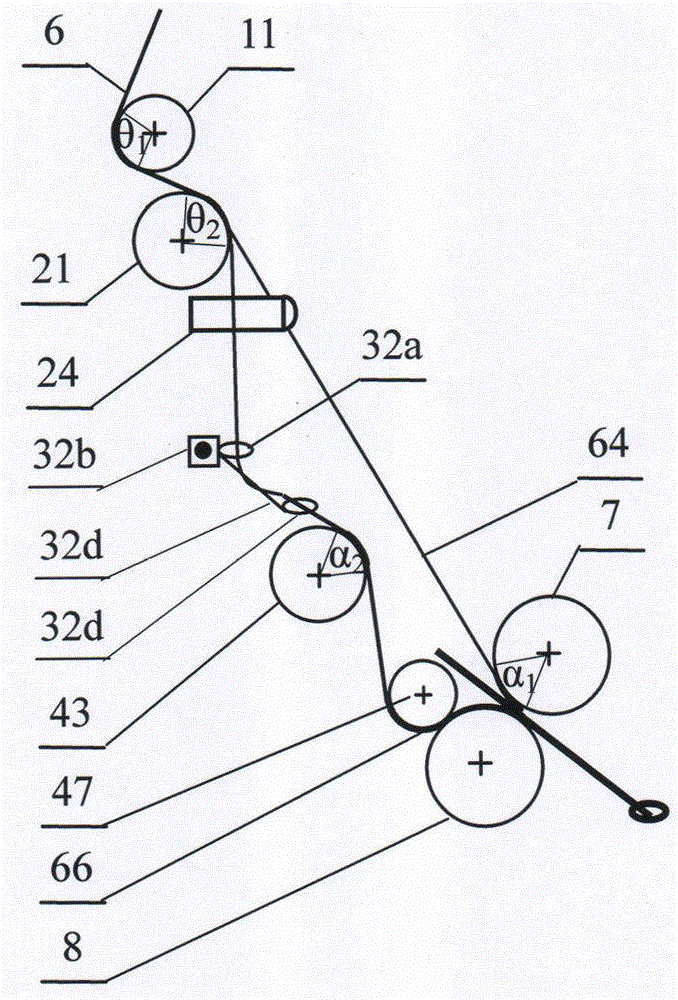 Re-expanding and clustering compound filament spreading device, method and application of asymmetric spreading and splitting