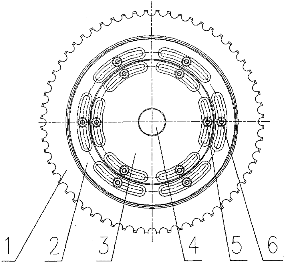 Coaxial double-nut coupling mechanism