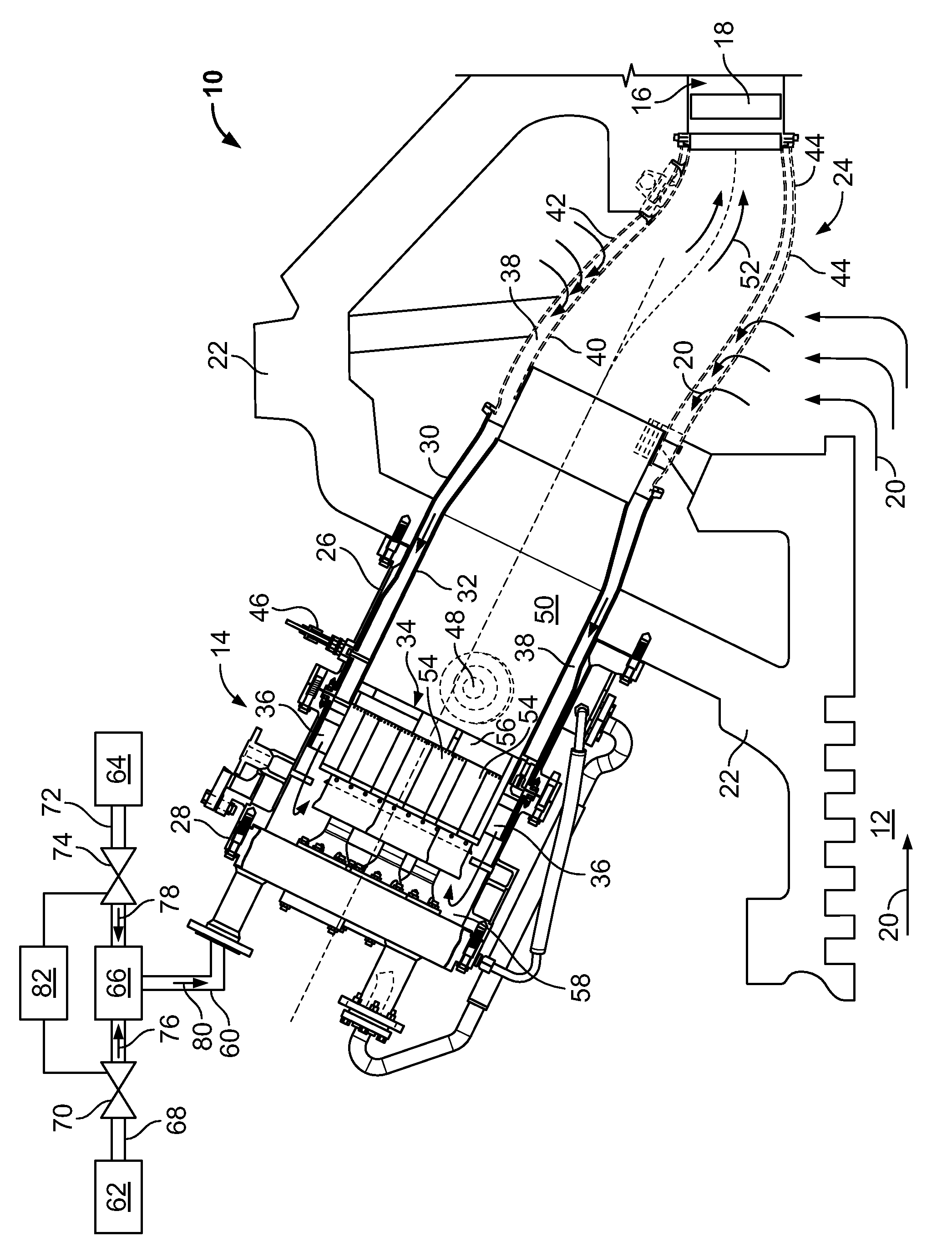 Method and apparatus for combusting syngas within a combustor
