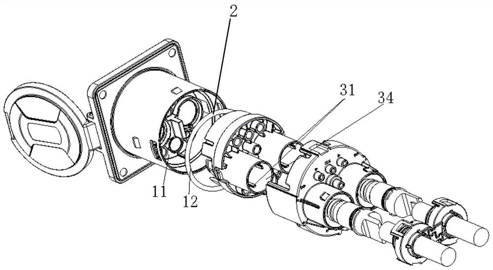 Novel charging connector