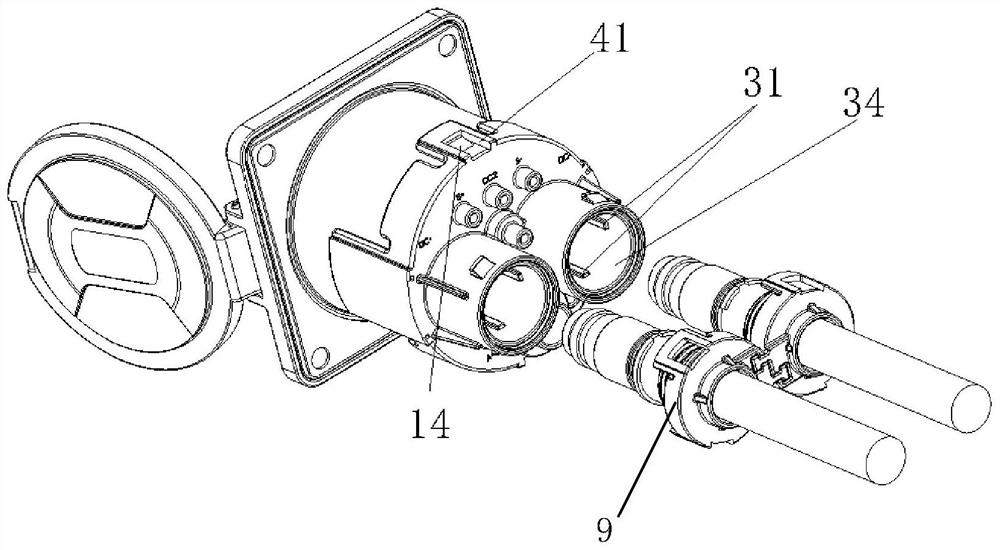 Novel charging connector