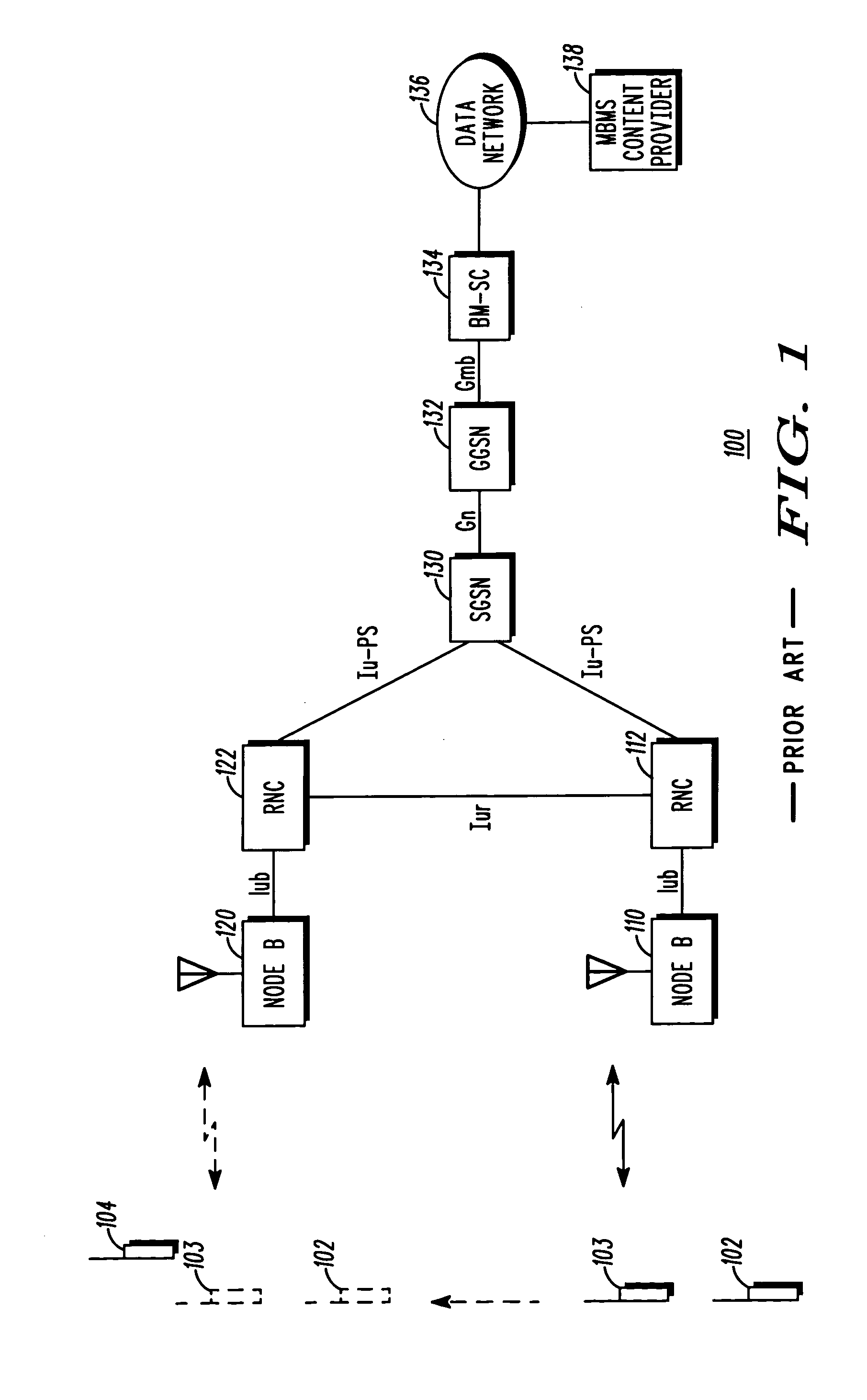 Method and apparatus for providing multimedia broadcast multicast service data to a subscriber to a multimedia broadcast multicast service