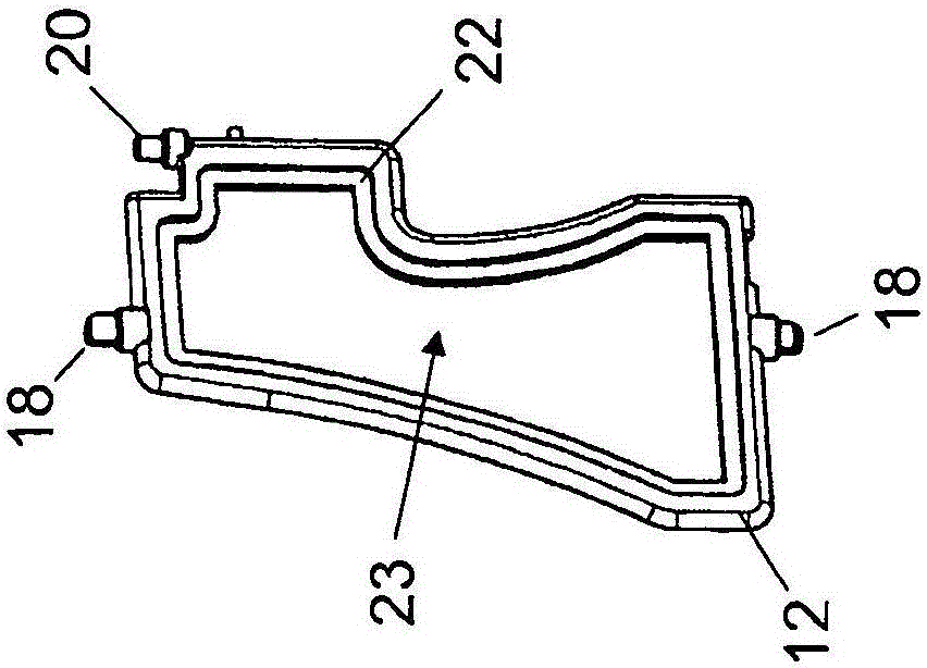 Sound-absorbent element for an air outlet