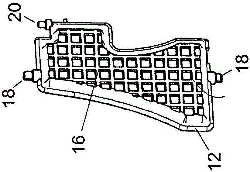 Sound-absorbent element for an air outlet