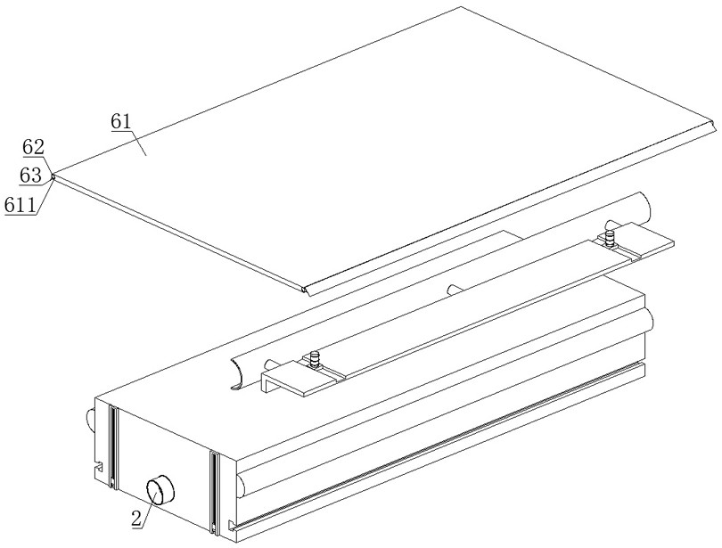 Expansion joint anti-inclusion multiple water stop device for bridge and implementation method thereof