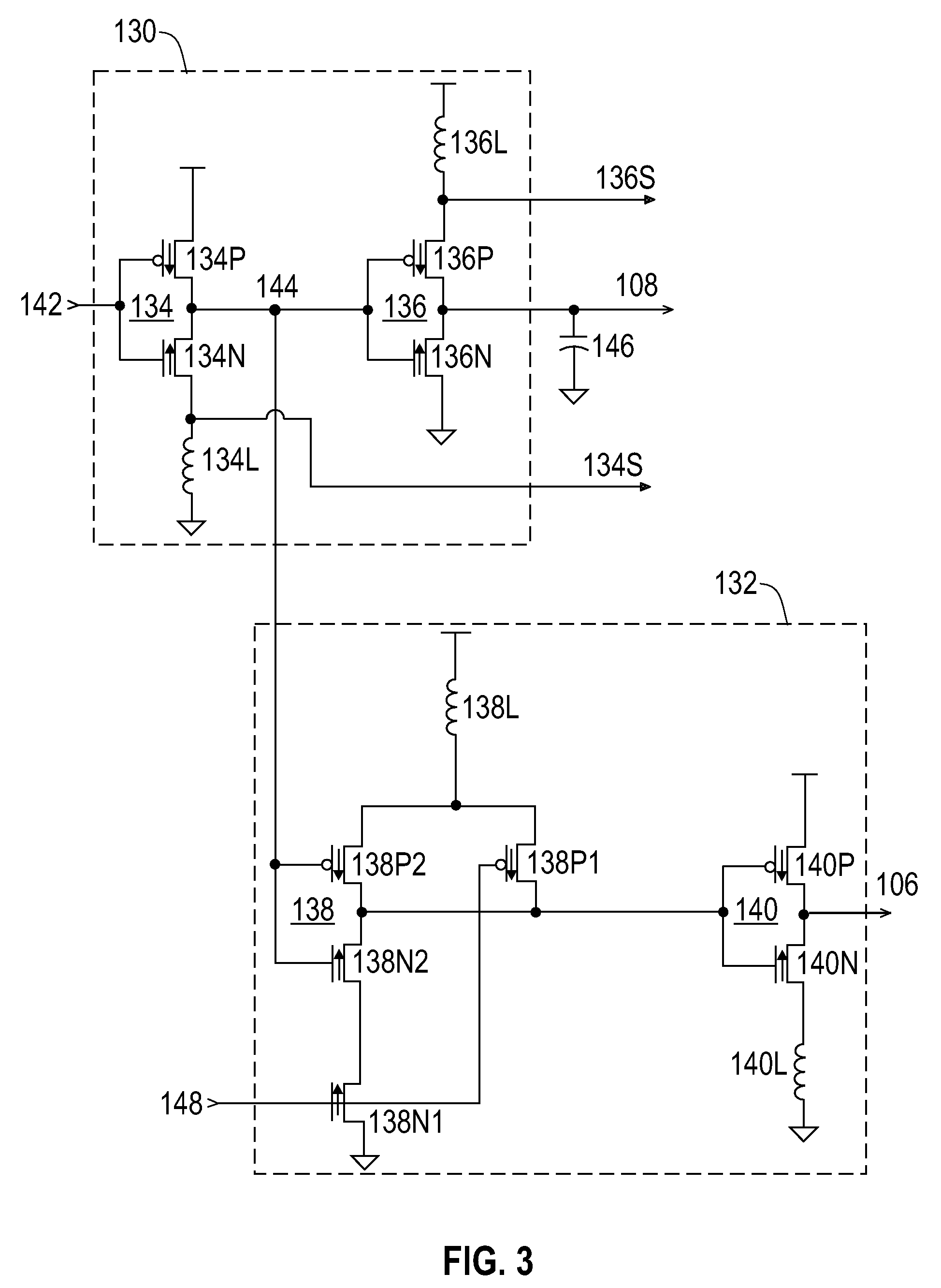 Local clock buffer (LCB) with asymmetric inductive peaking