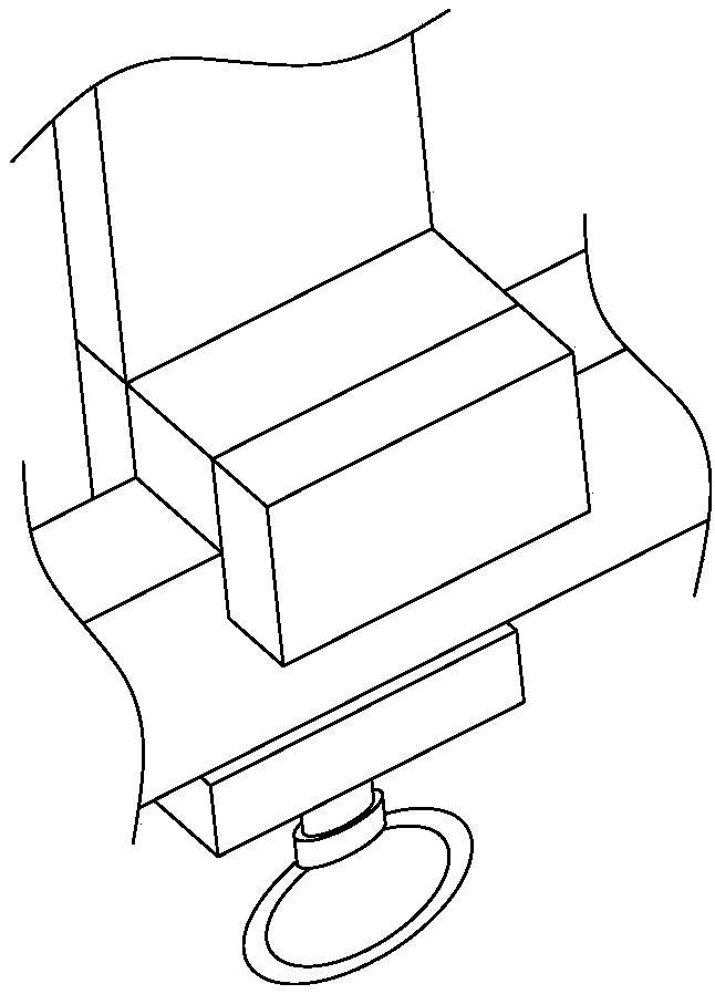 Clamp used in automobile die foam model shower coating process