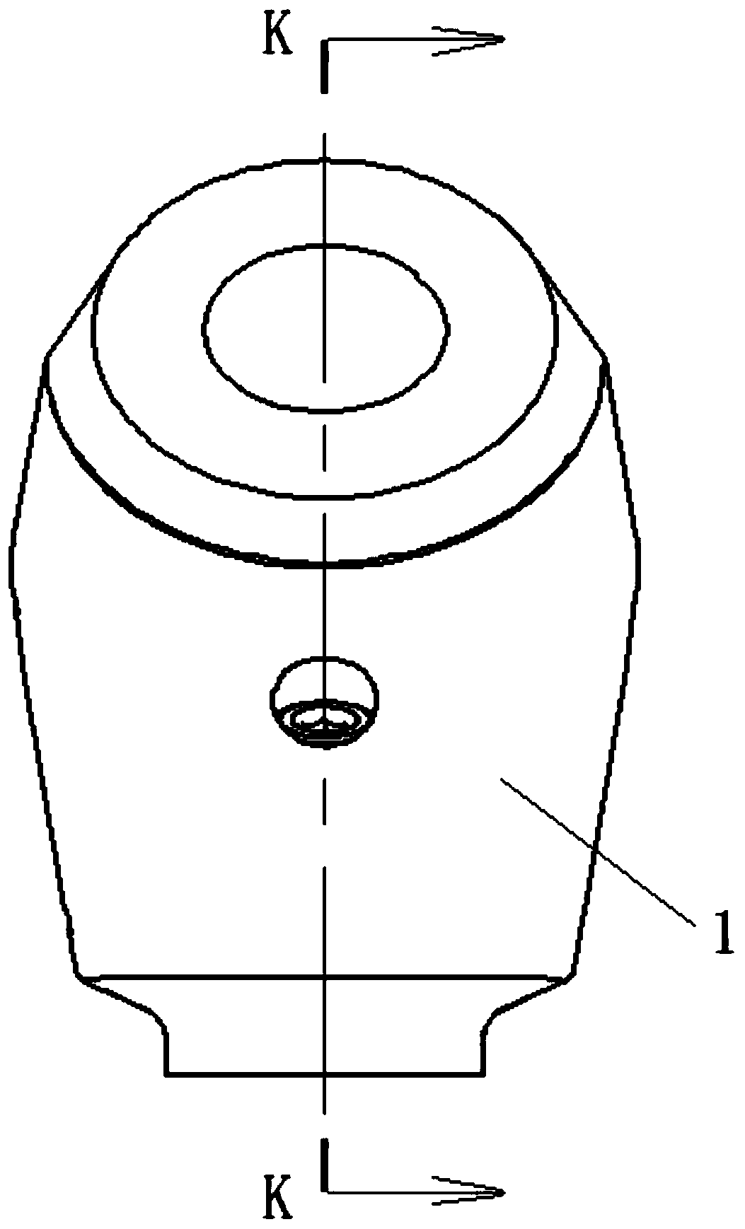 Compact type easily-maintained tooth holder