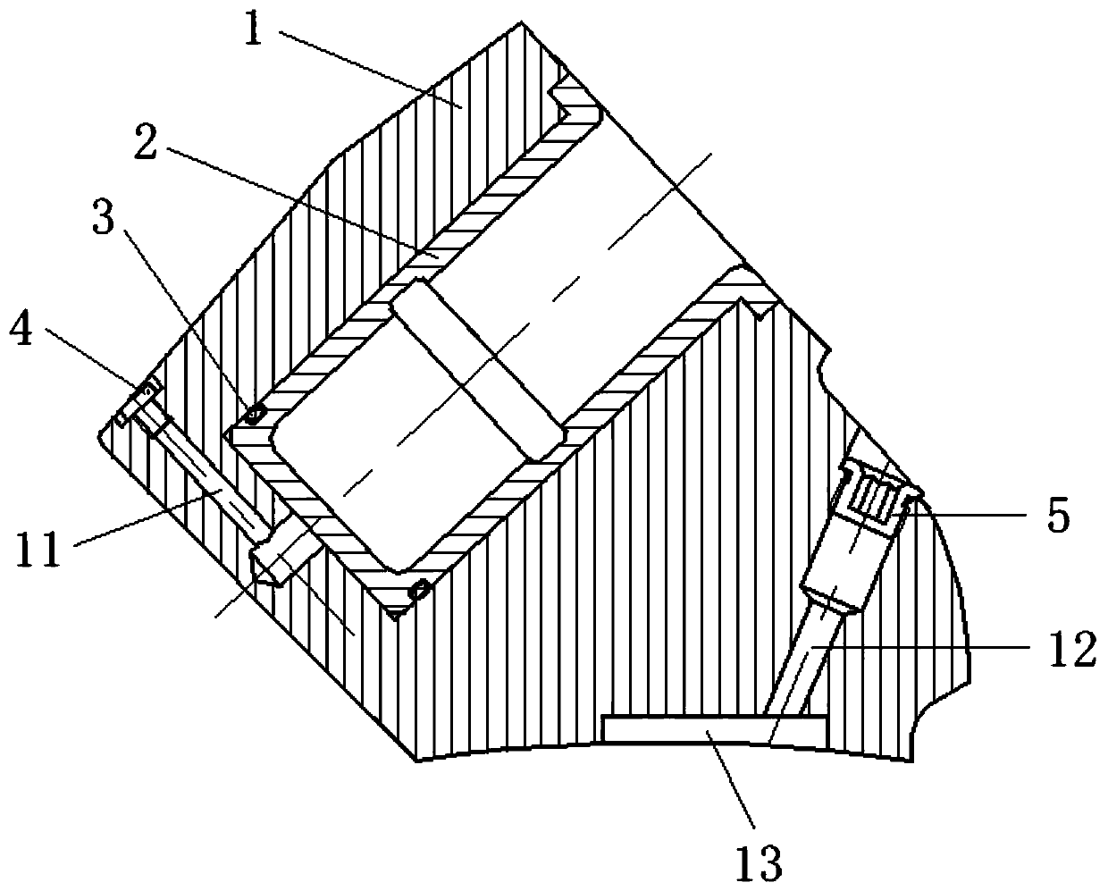 Compact type easily-maintained tooth holder