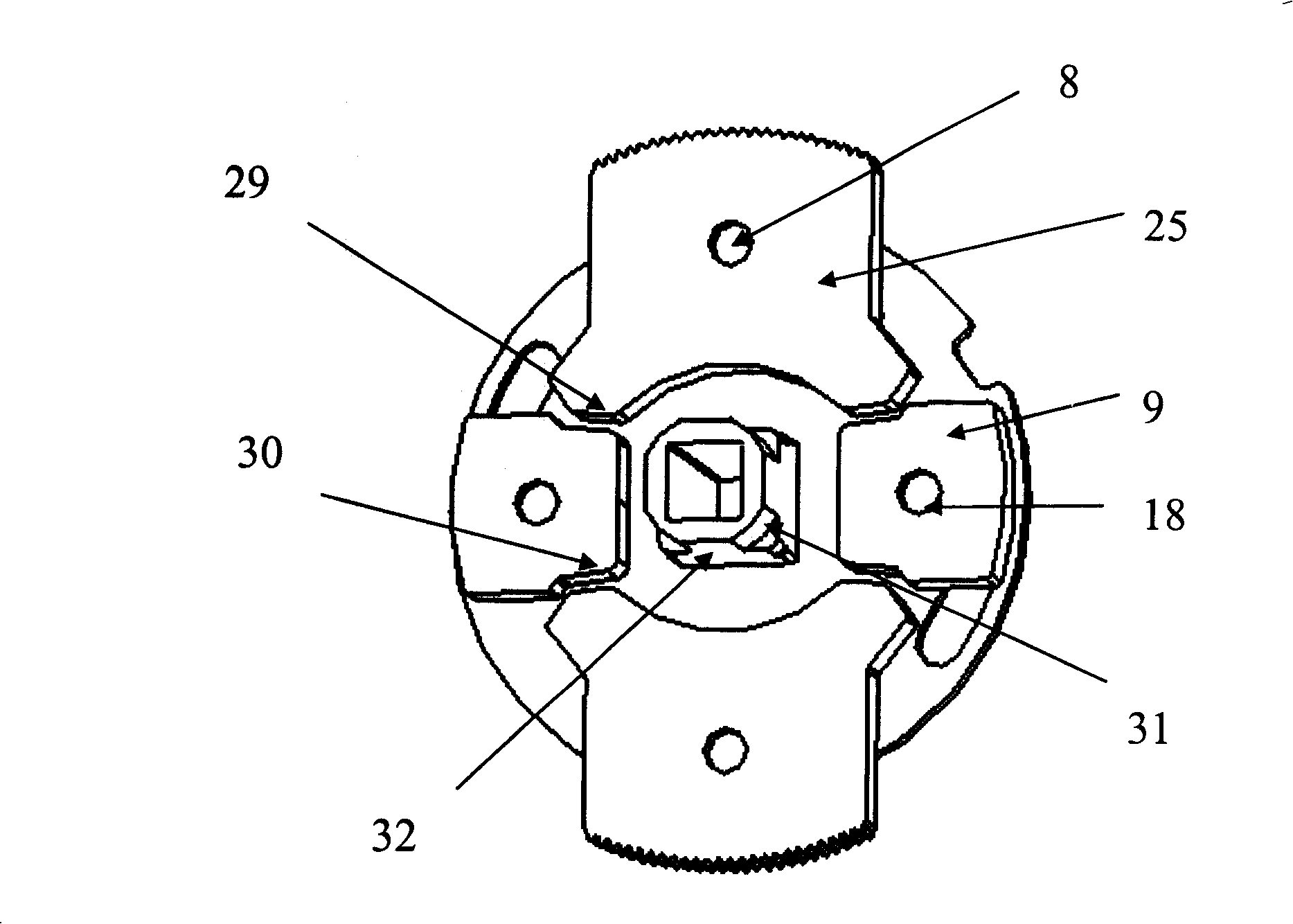 Device for regulating chair angle