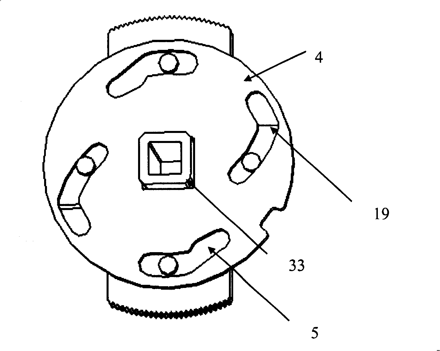 Device for regulating chair angle