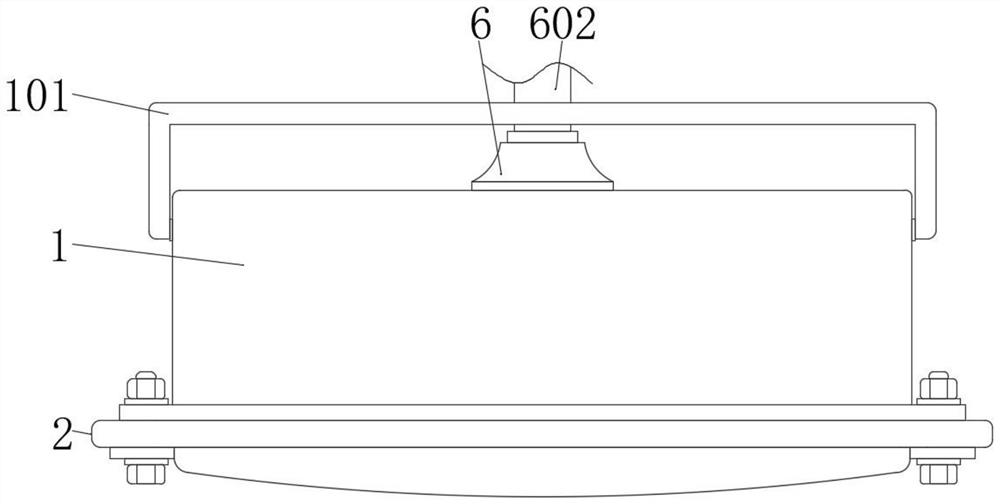 LED explosion-proof lamp with rapid pressure adjusting mechanism