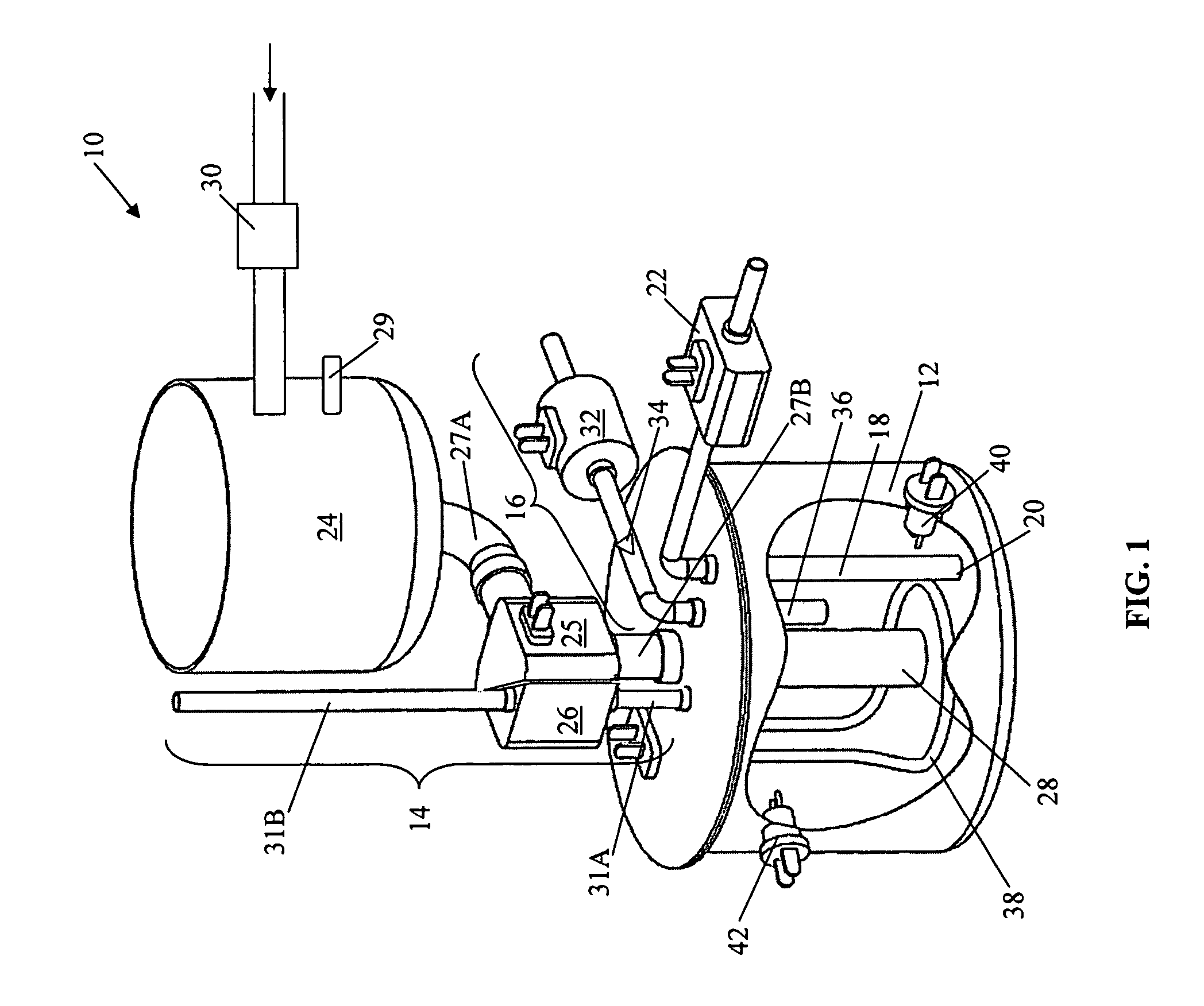 Method and apparatus for dispensing liquid in a beverage brewing machine