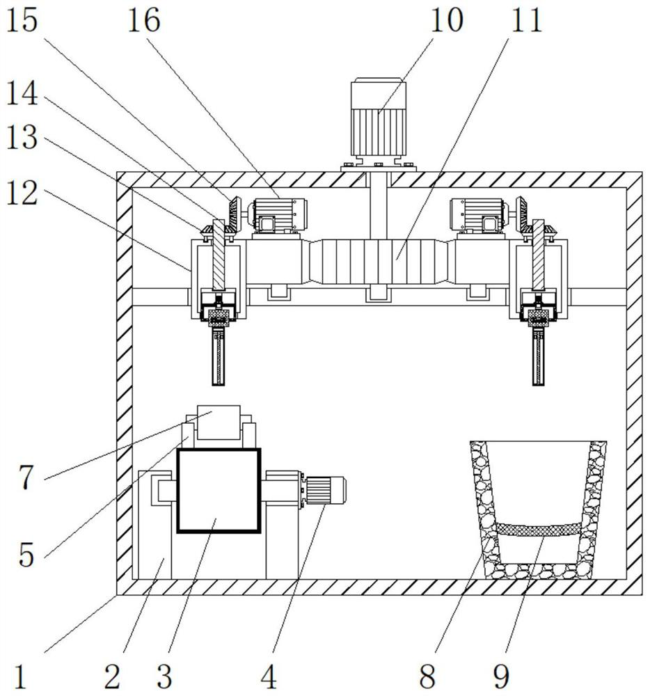 Mechanical automatic grabbing device for assembly line