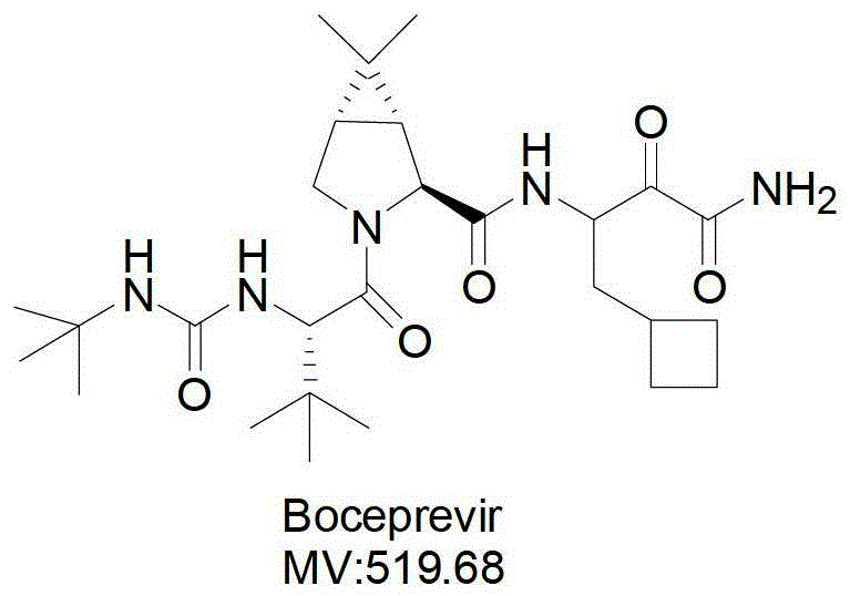 Anti-HCV drug Boceprevir intermediate IV, preparation method and application thereof