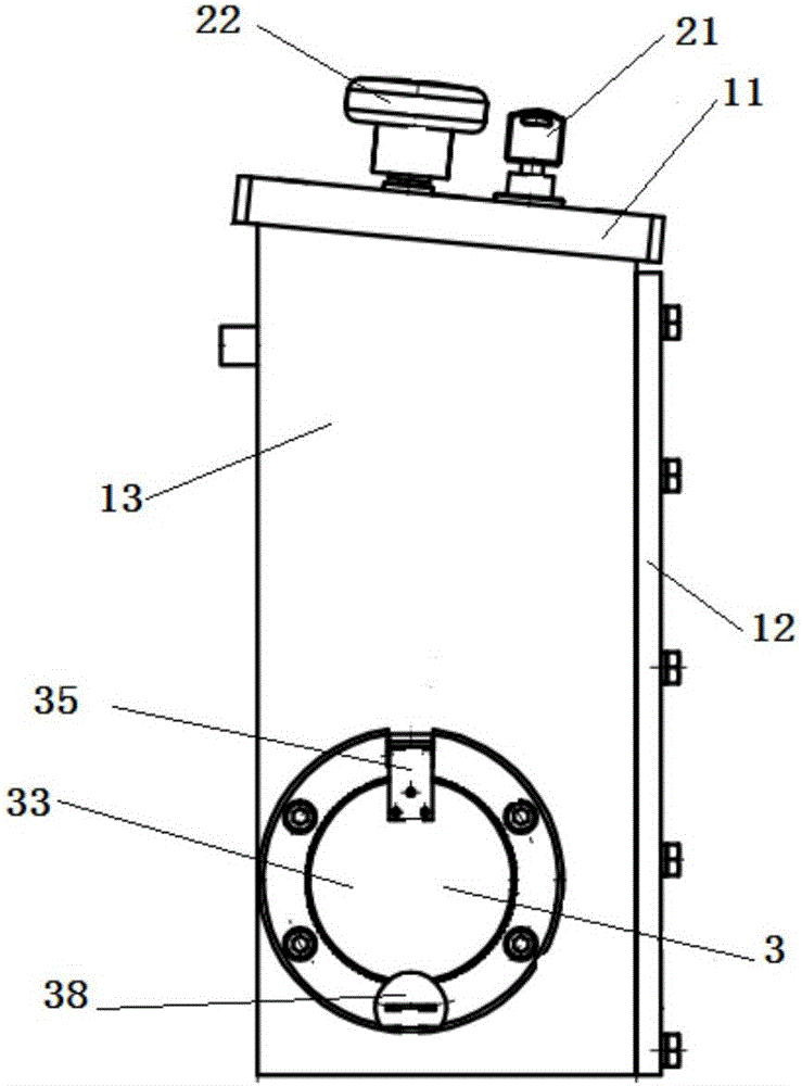 An explosion-proof type power distribution box and an explosion-proof type storage battery car