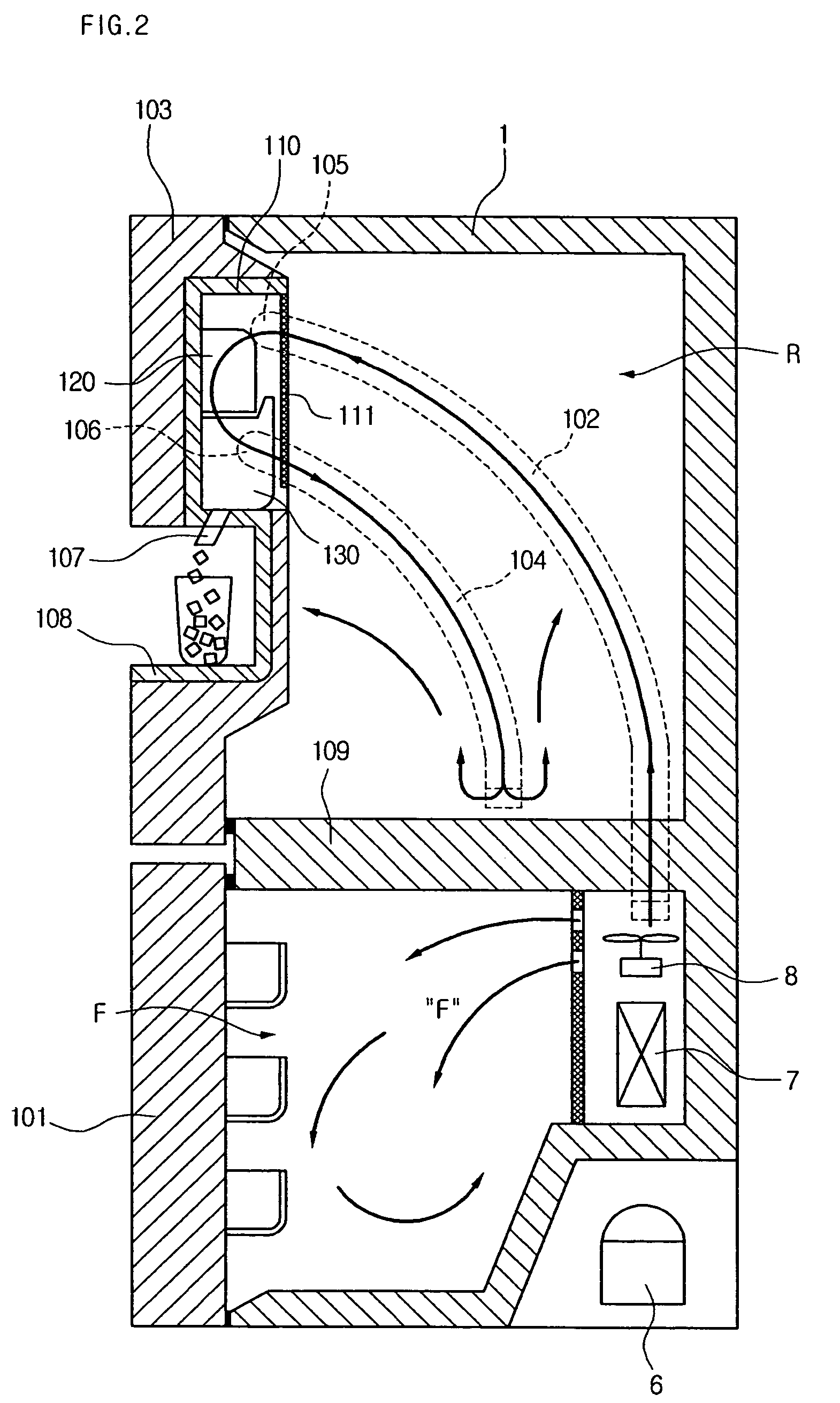 Ice-making apparatus and ice-full state sensing device therefor
