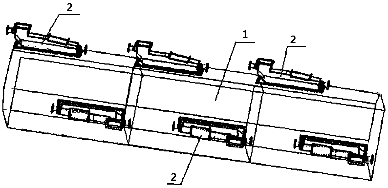 A microwave biomass cracking device