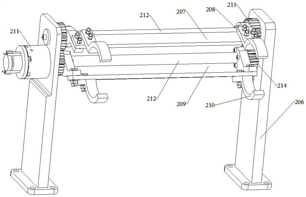 Wide roll loading and unloading mechanism, splitting machine equipment and using method of splitting machine equipment
