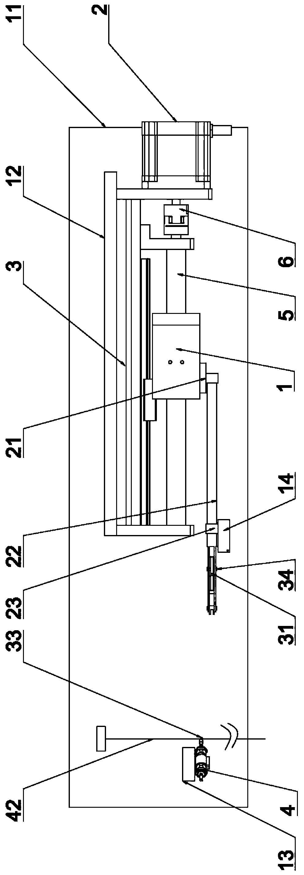 Control method of yarn hooking and releasing device of three-dimensional loom