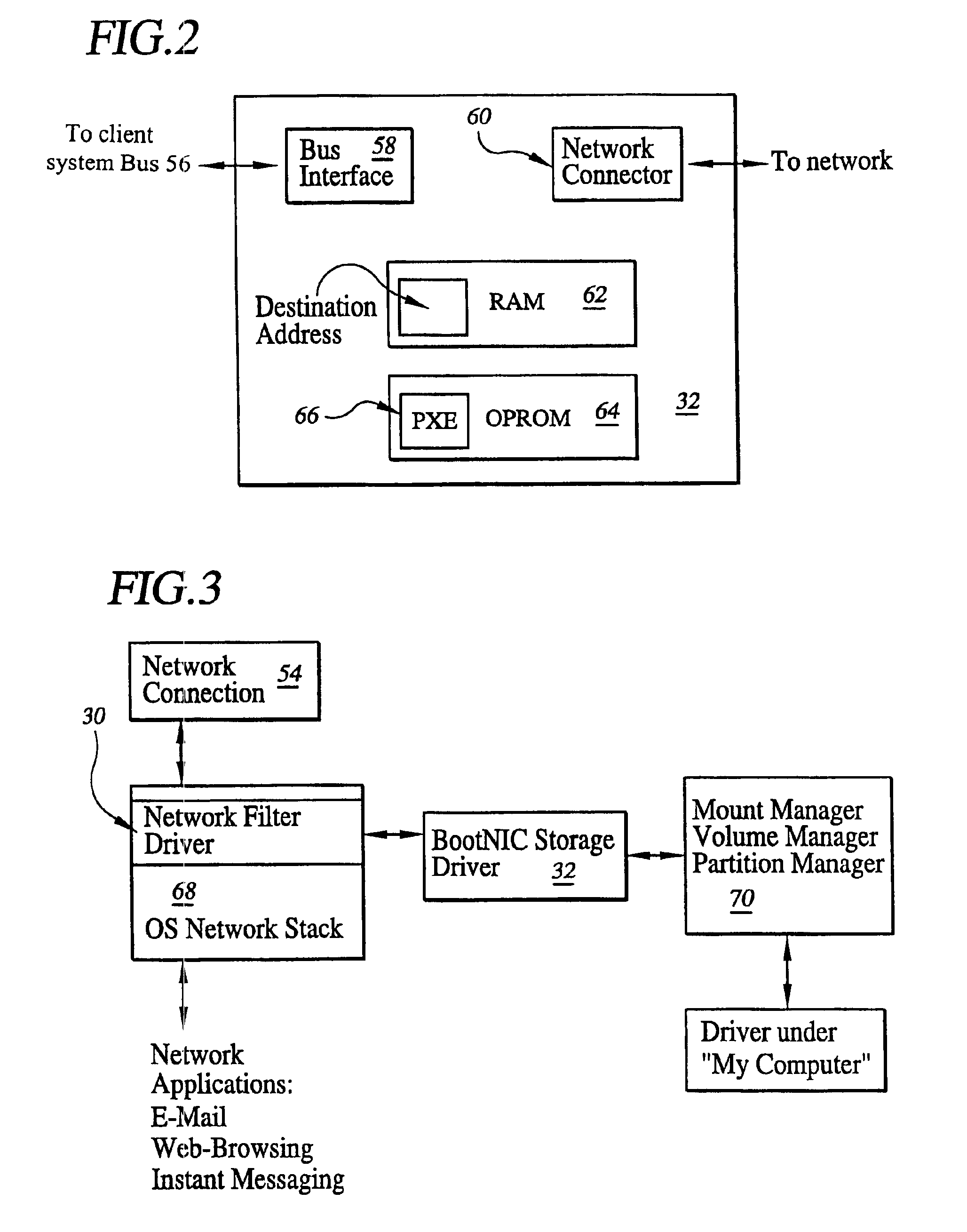 System for and method of network booting of an operating system to a client computer using hibernation