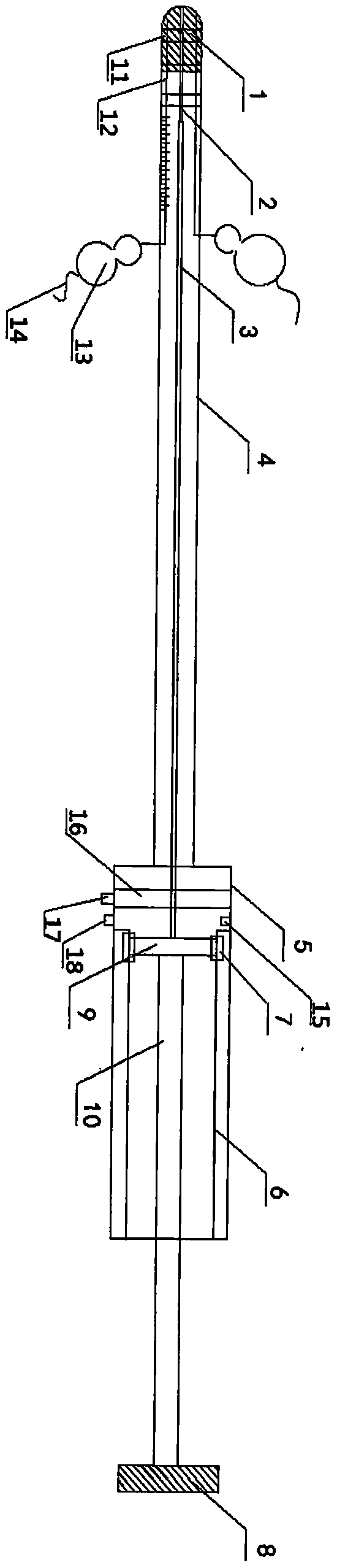 A tumor interventional therapy device