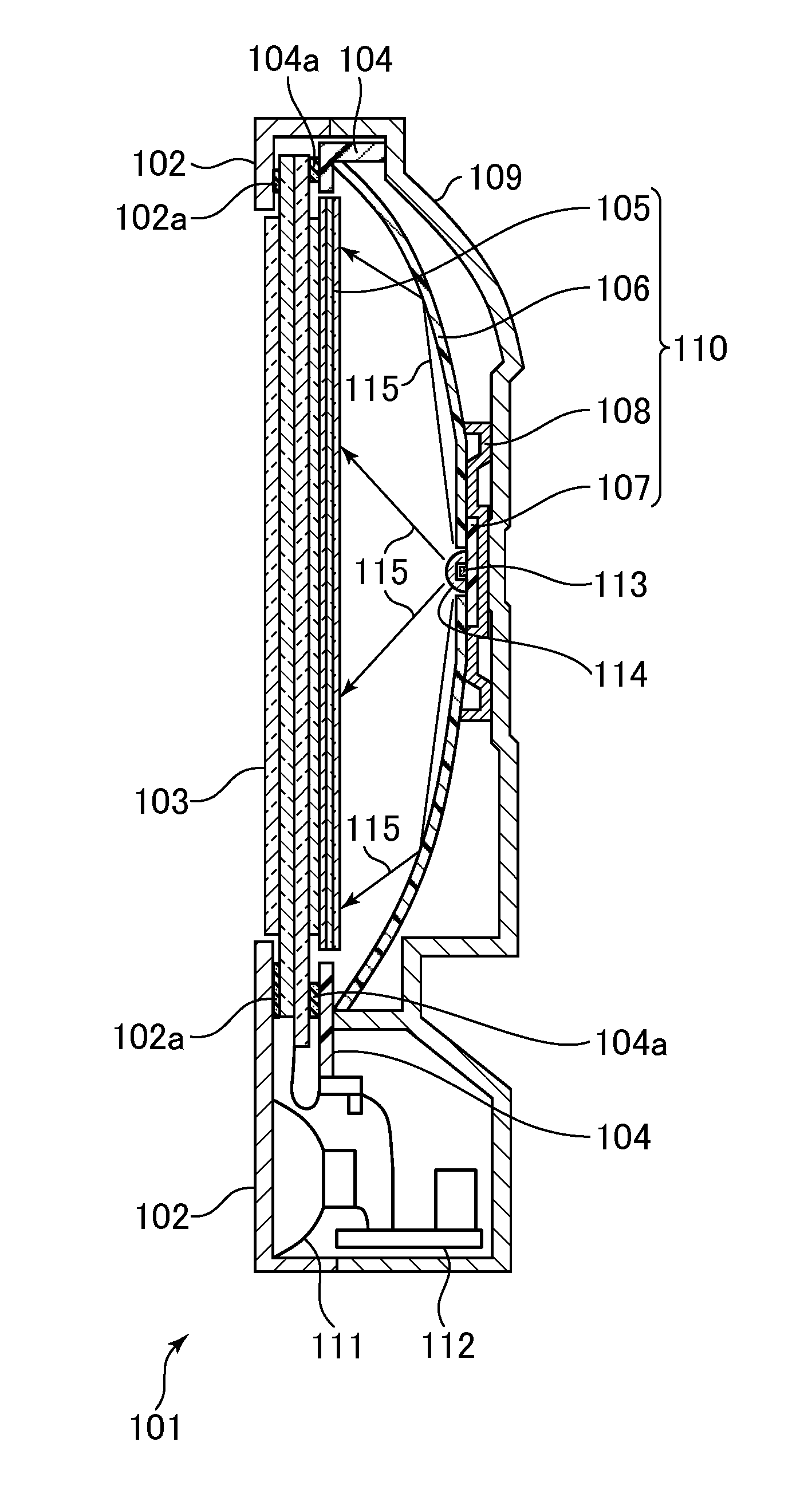 Liquid crystal display device and television receiver