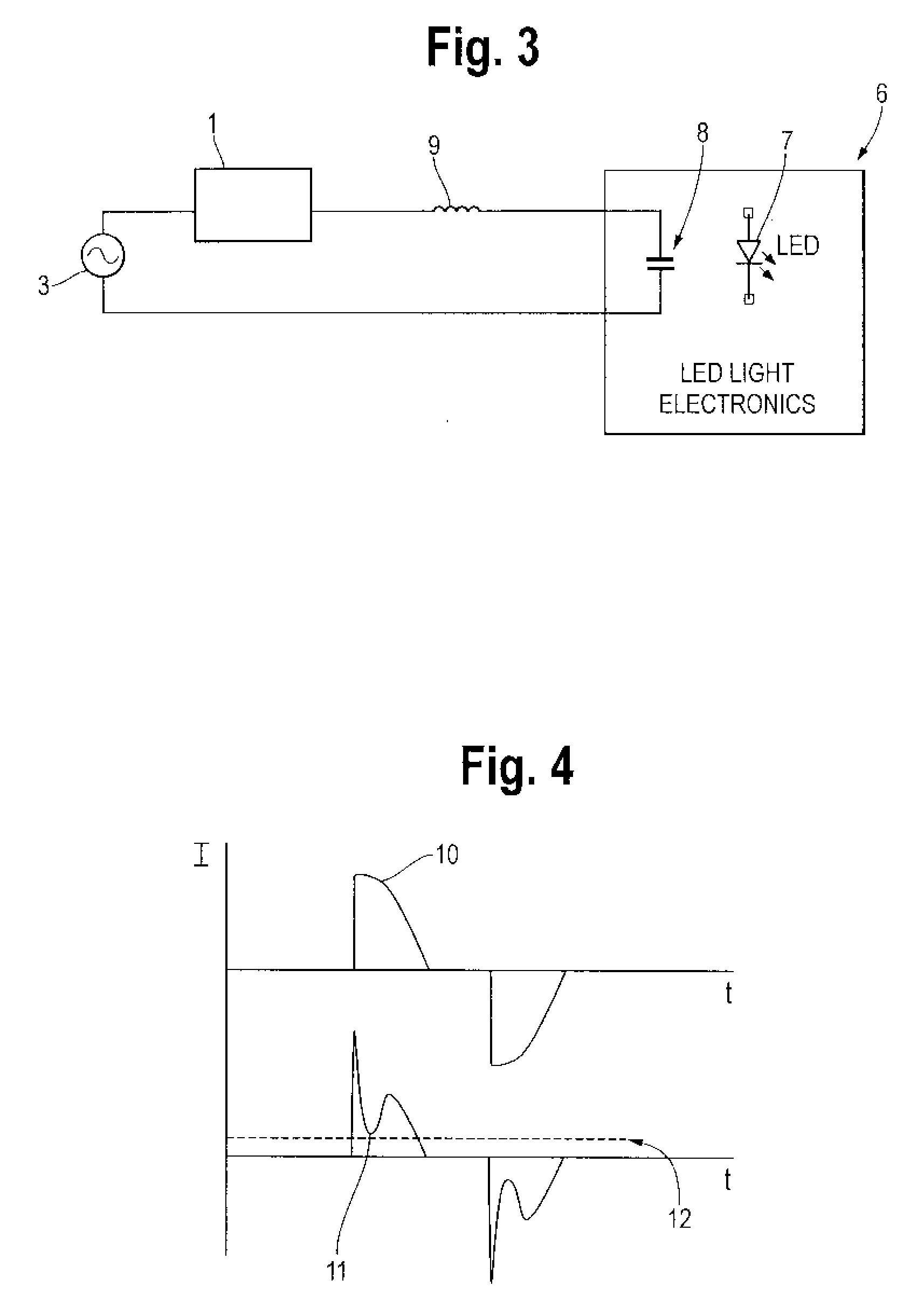 Dimming Circuit for Led Lighting Device With Means for Holding Triac in Conduction