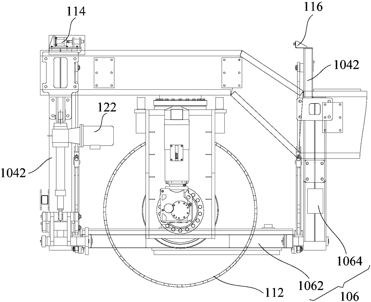 Container inspection device and container inspection system