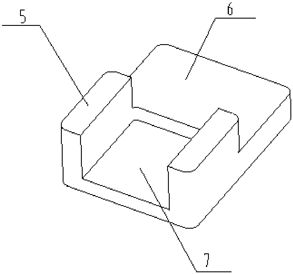 Measurement method for extension distance of separation switch used for moonlet