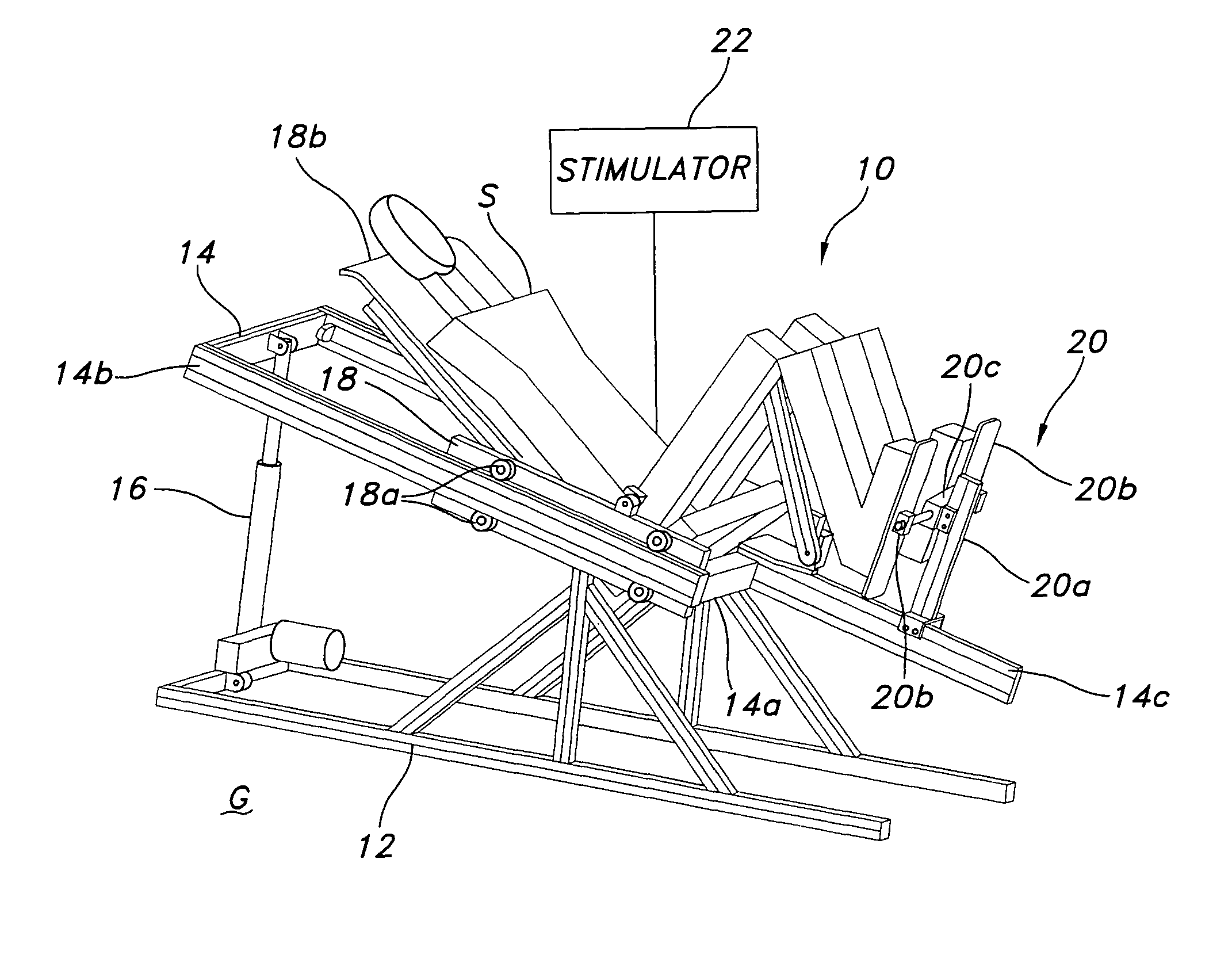 Lower extremity exercise device with stimulation and related methods