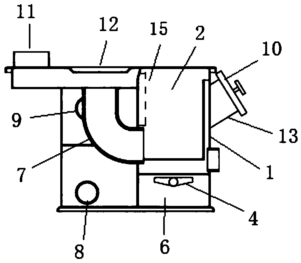 Cooking and roasting stove