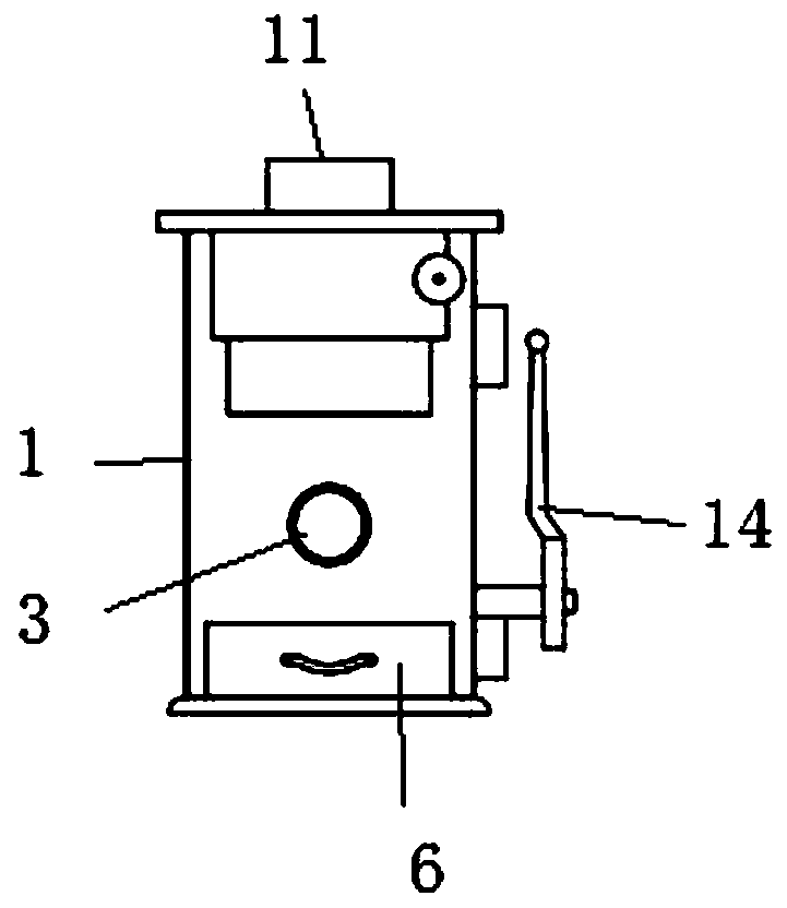 Cooking and roasting stove