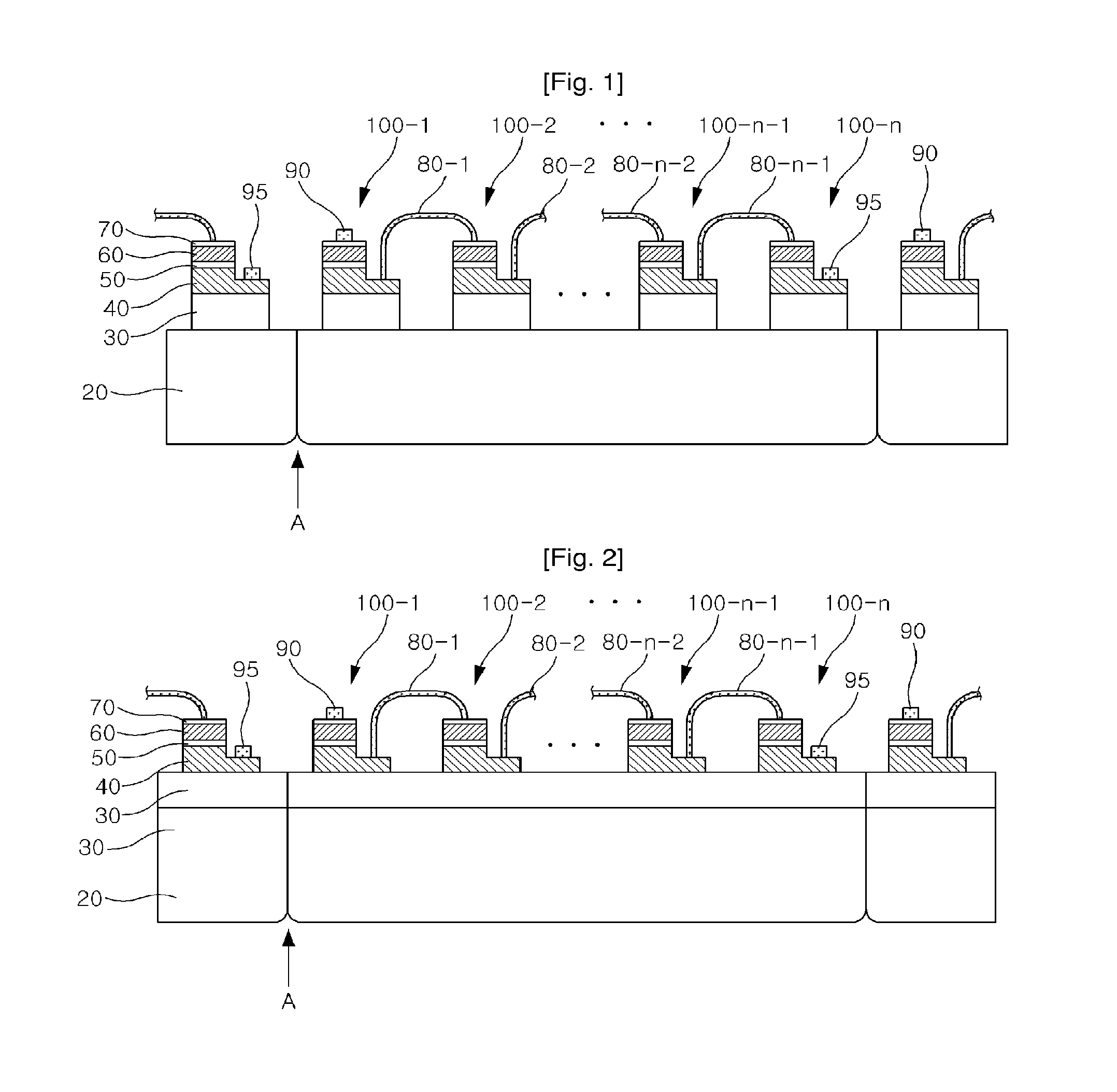 LED package having an array of light emitting cells coupled in series