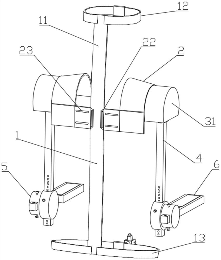 Sprint arm-swinging training device