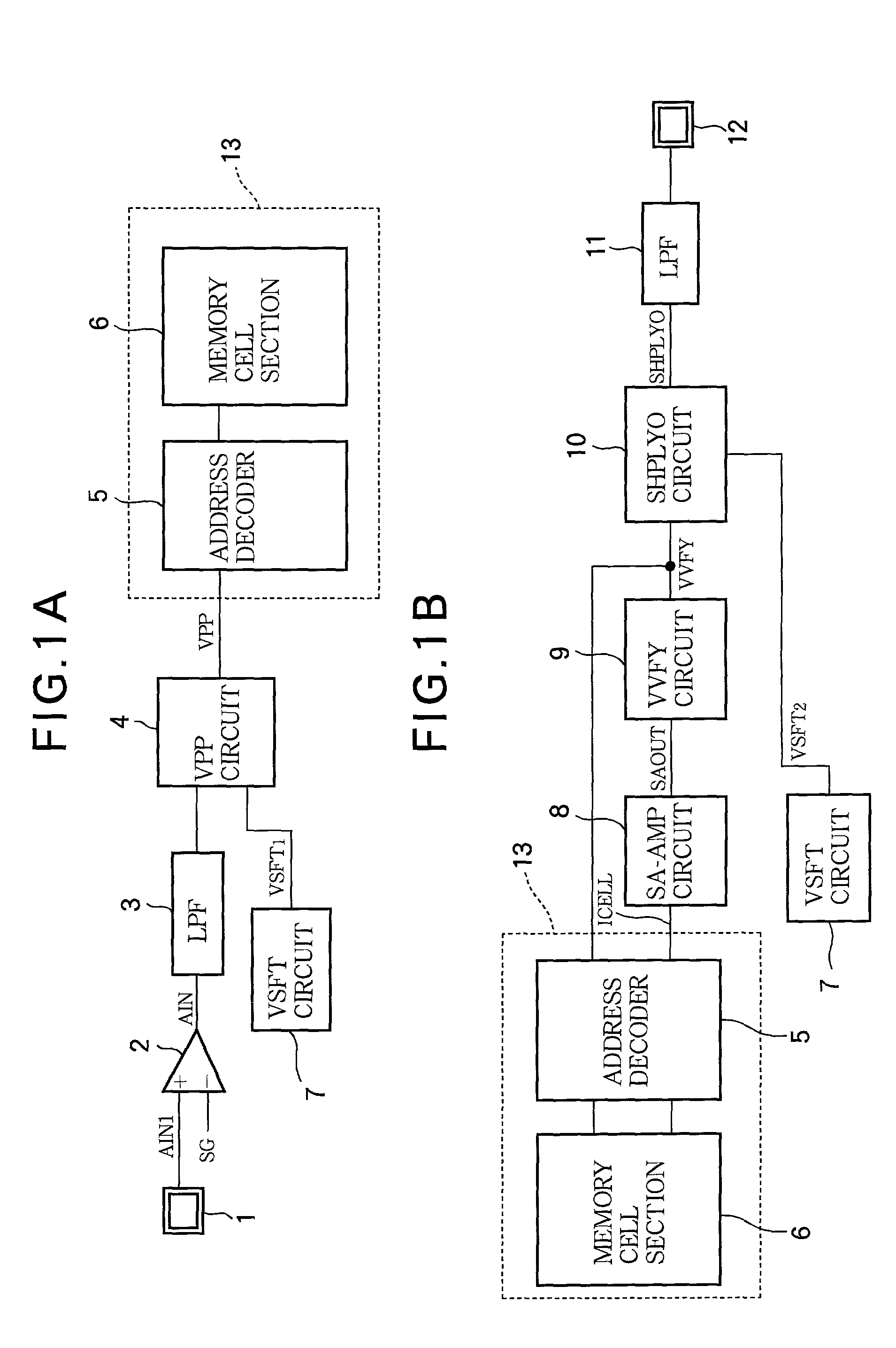 Redundant memory circuit for analog semiconductor memory