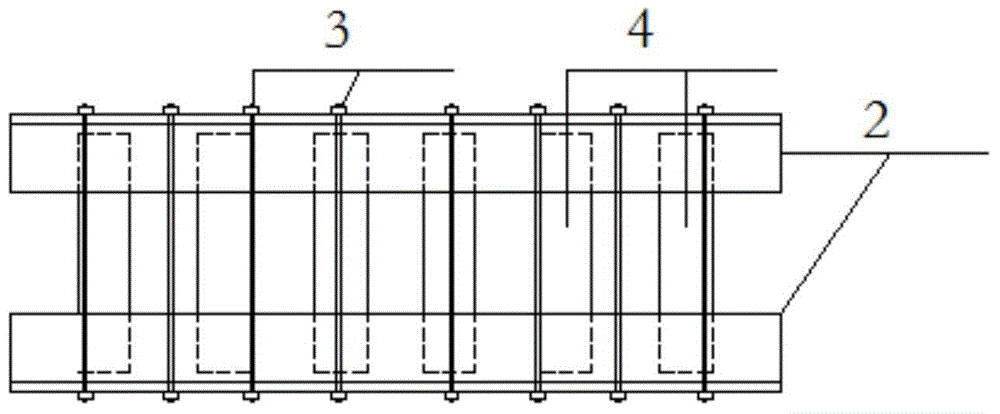 Wall hole opening construction method adopting encased angle iron method