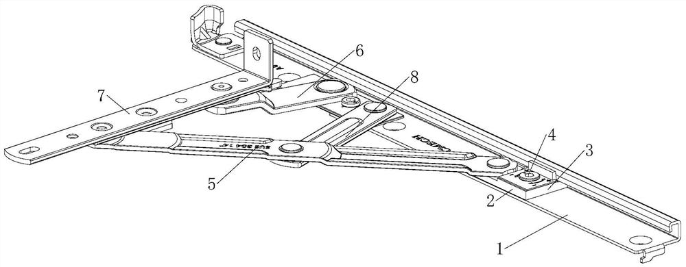 Sliding structure of hinge and friction hinge thereof