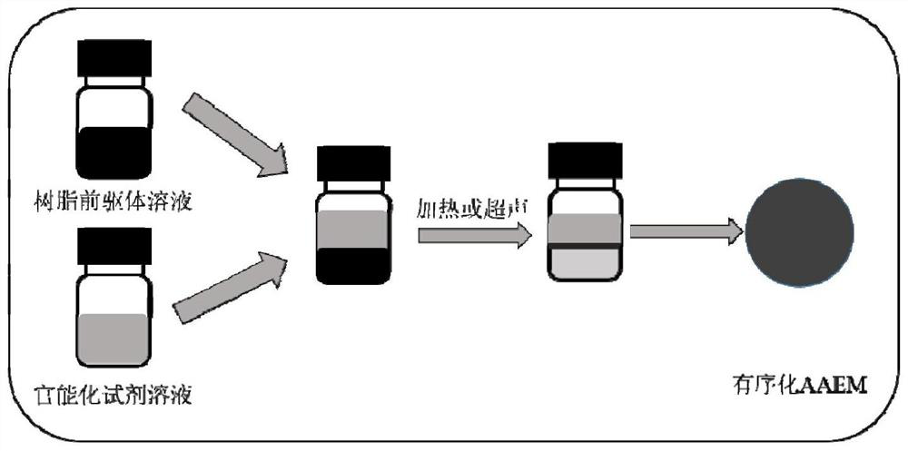 A kind of ordered basic anion exchange membrane and its preparation method and application