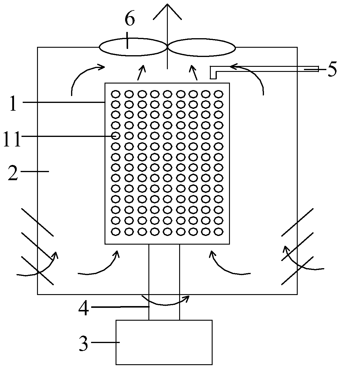 Evaporative cooling heat exchanger